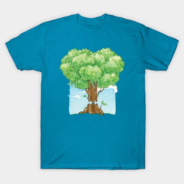 Tree Hugger T-Shirt by dreaming_hazel